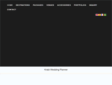 Tablet Screenshot of krabi-wedding.com